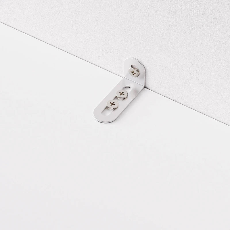 Mueble de pared de 112.5" para entretenimiento con 13 estantes, 8 cajones y 2 gabinetes para televisores de hasta 70" – Blanco
