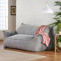 Sillón Puff Grande para 2 Personas con Reposabrazos