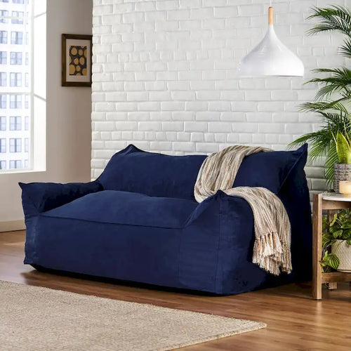 Sillón Puff Grande para 2 Personas con Reposabrazos