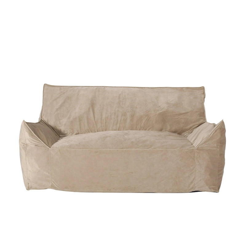 Sillón Puff Grande para 2 Personas con Reposabrazos
