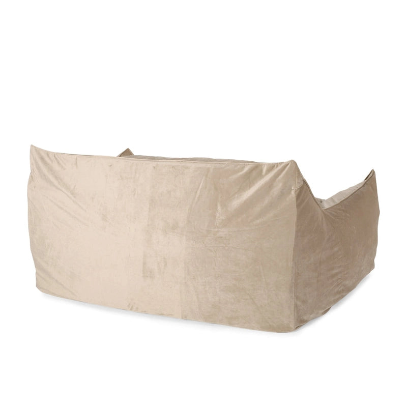 Sillón Puff Grande para 2 Personas con Reposabrazos