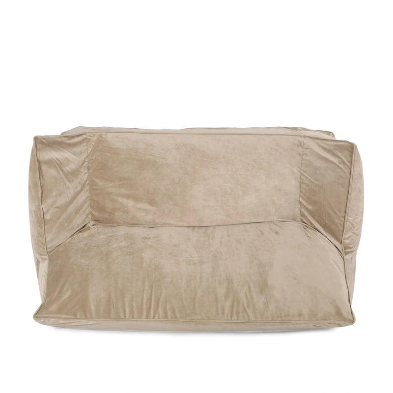 Sillón Puff Grande para 2 Personas con Reposabrazos