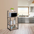 4 Tier Wooden Kitchen Shelf Baker's Rack