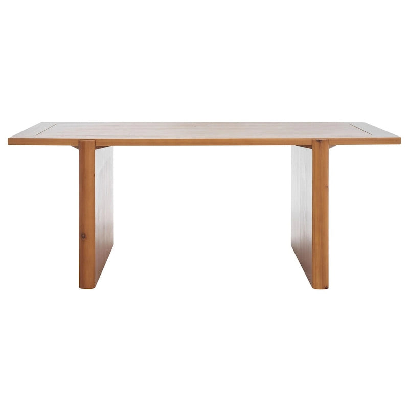 Mesa de centro rectangular con base de caballete - 47W x 23D x 18H