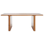 Mesa de centro rectangular con base de caballete - 47W x 23D x 18H