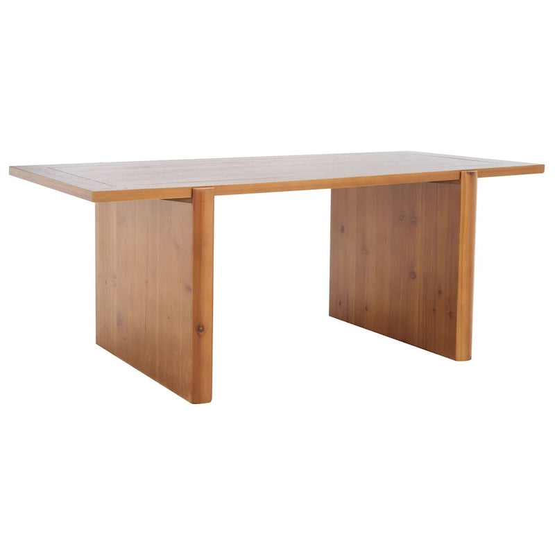 Mesa de centro rectangular con base de caballete - 47W x 23D x 18H