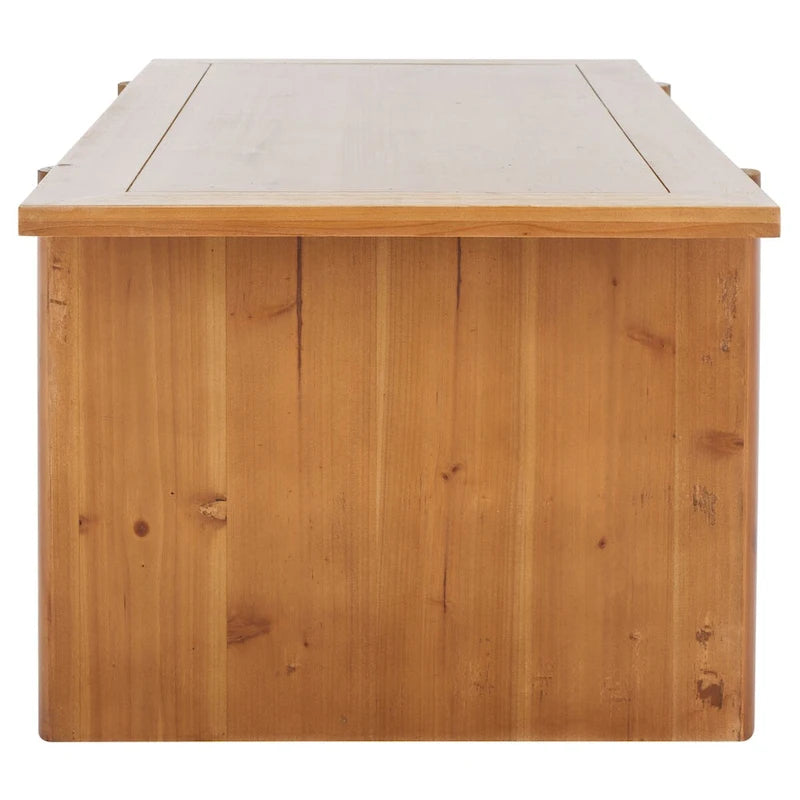 Mesa de centro rectangular con base de caballete - 47W x 23D x 18H