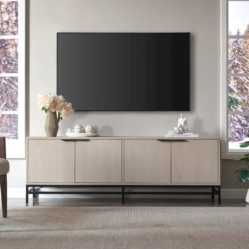 Mueble de TV rectangular para televisores de hasta 78 pulgadas - 70 pulgadas de ancho
