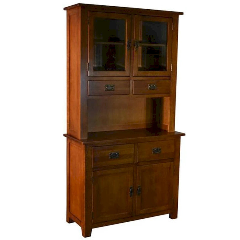 Vitrina de 4 Puertas y 4 Cajones – 42 Pulgadas