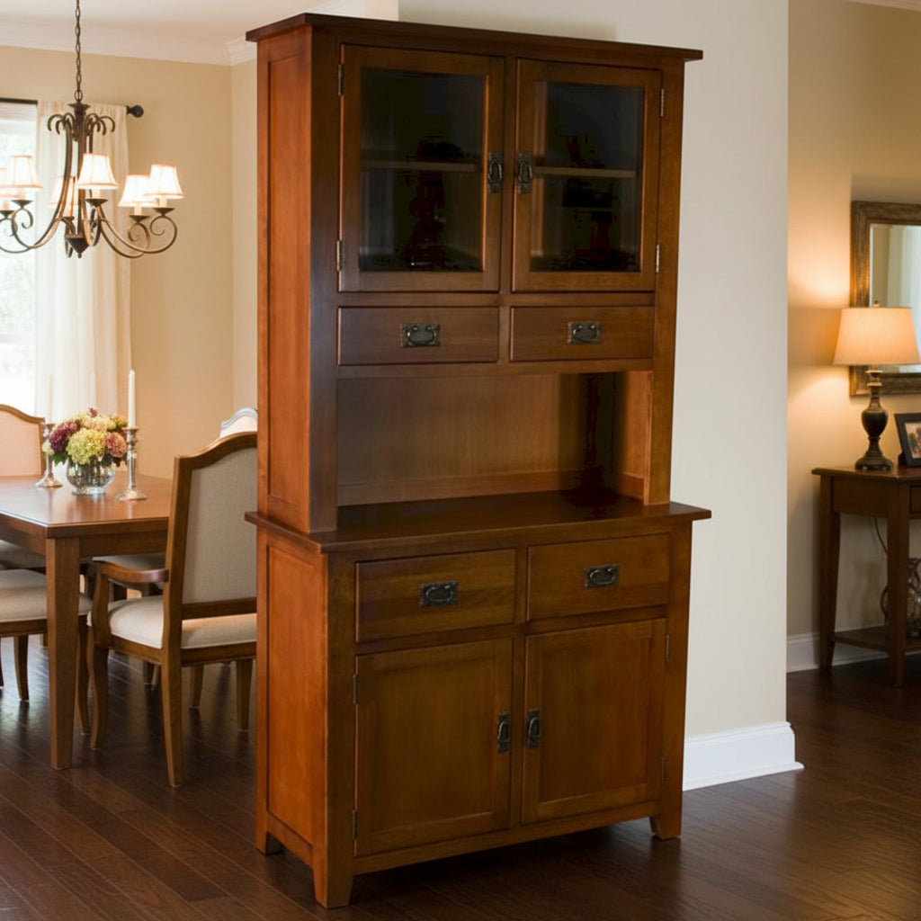 Mission 4 Door & 4 Drawer China Cabinet - 42