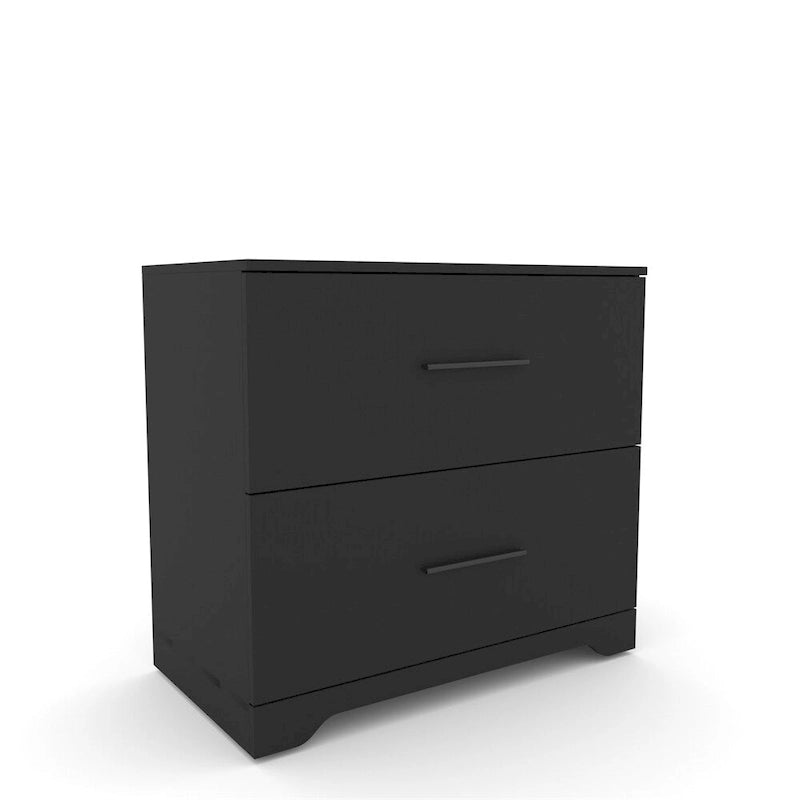 Archivador de 2 cajones con soporte para impresora