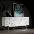 Modrest Gwen Modern White High Gloss Buffet