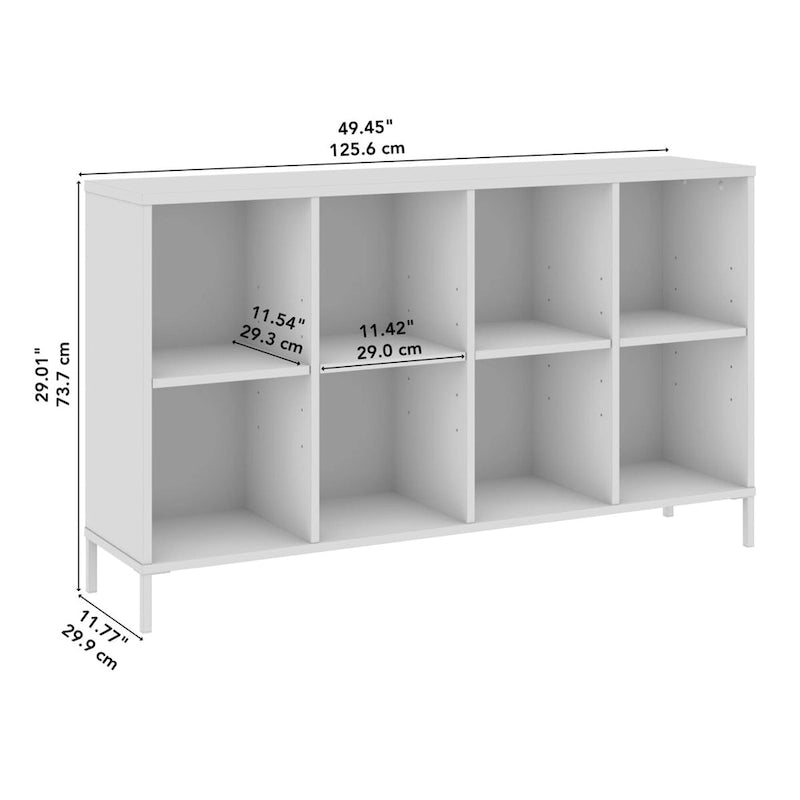 Organizador de Almacenamiento de 8 Cubos Essence - Blanco