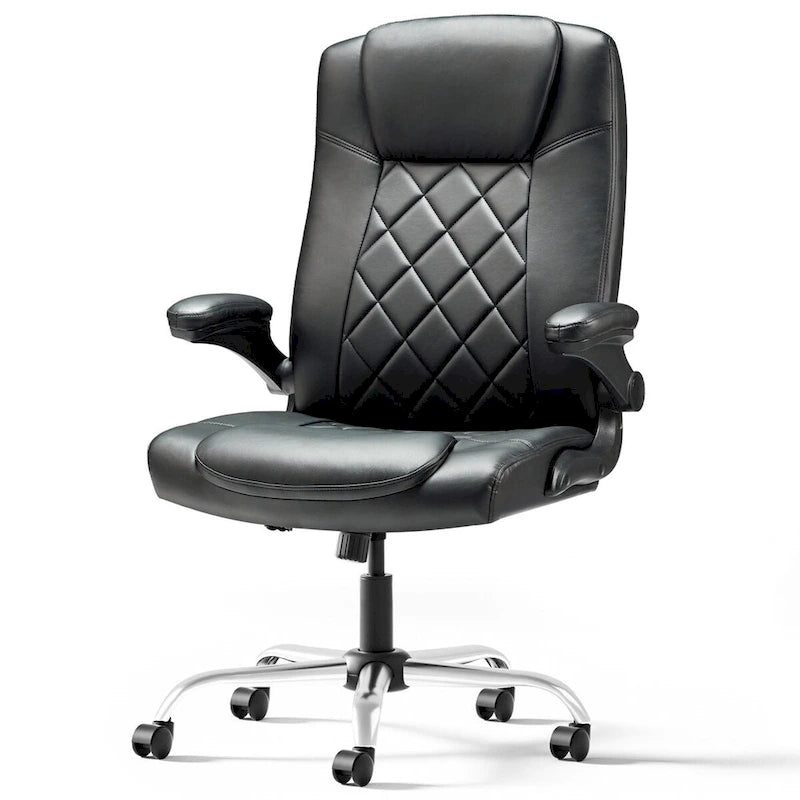 Silla de oficina ergonómica con brazos abatibles