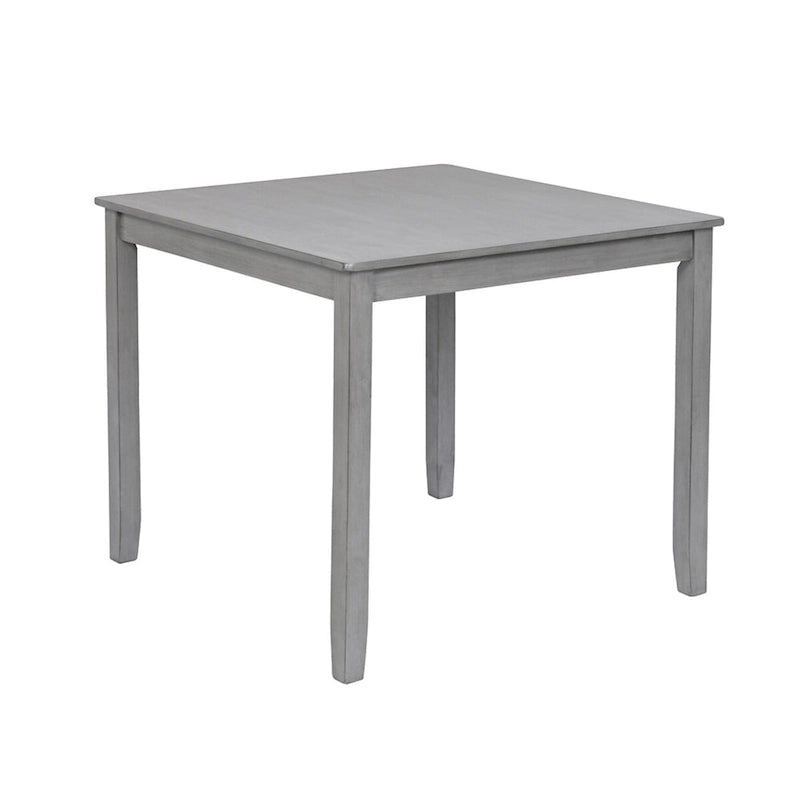 Mesa de Comedor Cuadrada Moderna de Madera para 4 Personas